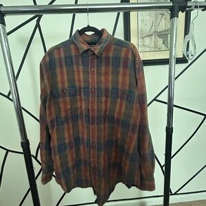 Northeast Outfitters embroidered flannel shirt